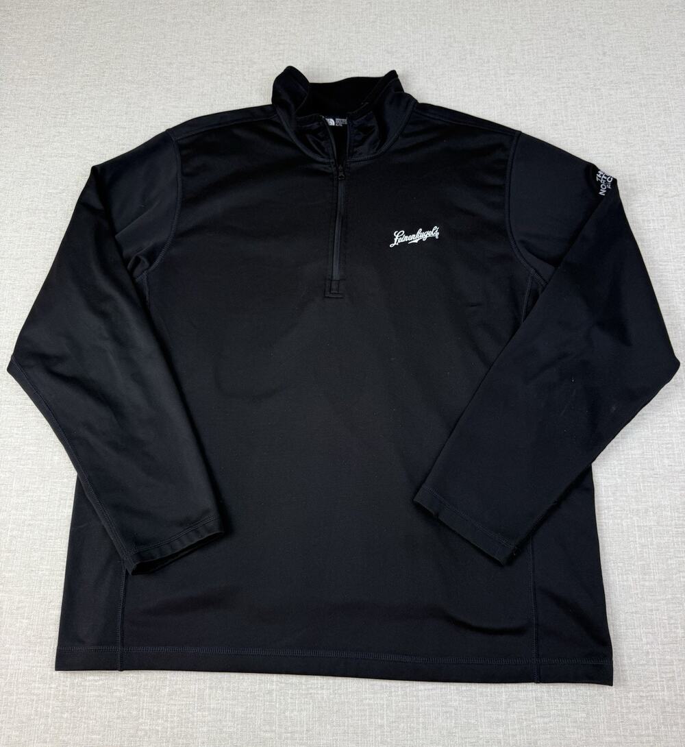 The North Face 1/4 Zip Pullover XL/TG Black Leinenkugel’s Logo Performance Top
